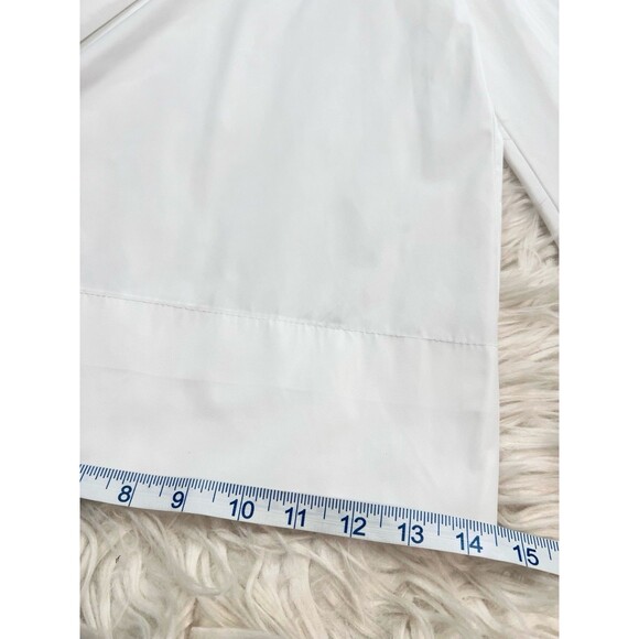 Planet by Lauren G White Apron Gaucho Pants Size 2 Lagenlook Oversized SZ 8 - 10 - Picture 10 of 14